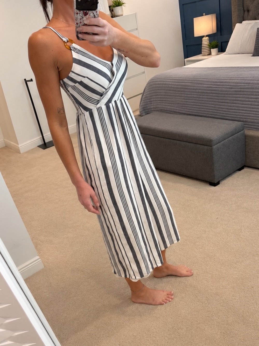 American Eagle Cropped Jumpsuit- Size XS